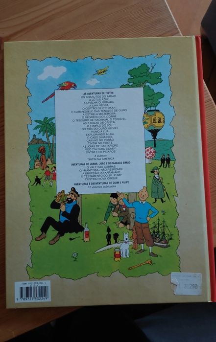 Livro As Aventuras de Tintim - No Tibete - Hergé
