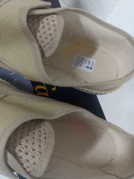 Bawełniane męskie espadryle r. 43