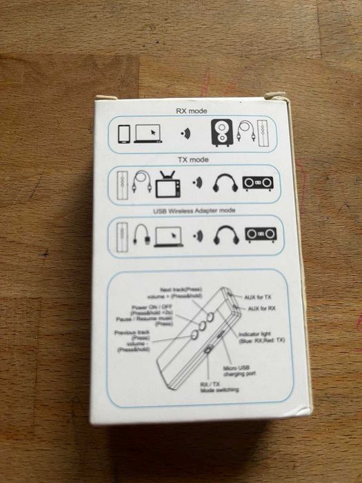 Универсальный Bluetooth-аудиотрансивер 3 в 1 (TX/RX/USB) ZF-360A