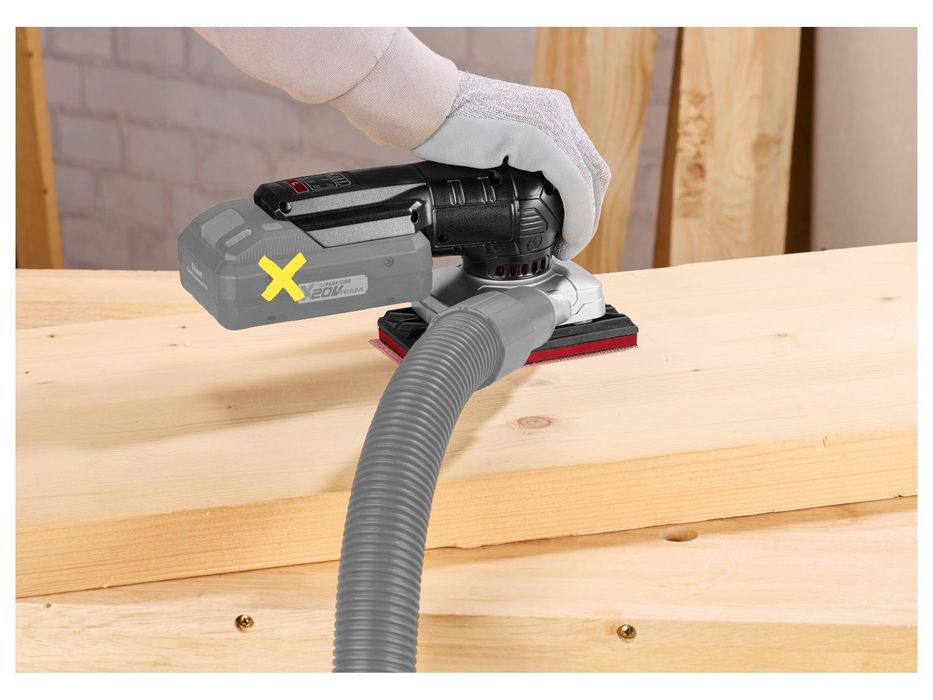 Parkside Performance Akumulatorowa szlifierka oscylacyjna 20V PAMSP A2