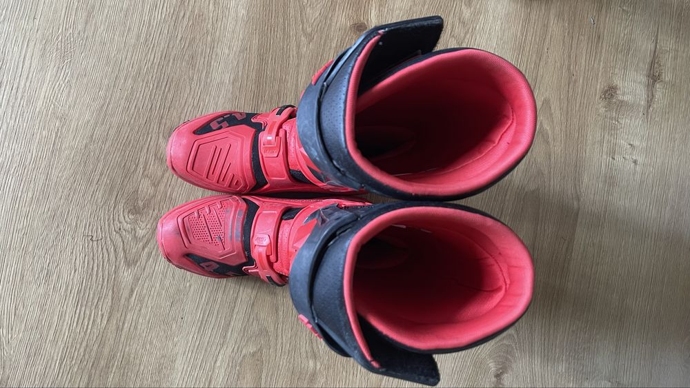 Buty moto cross leatt 4.5 czerwone 42