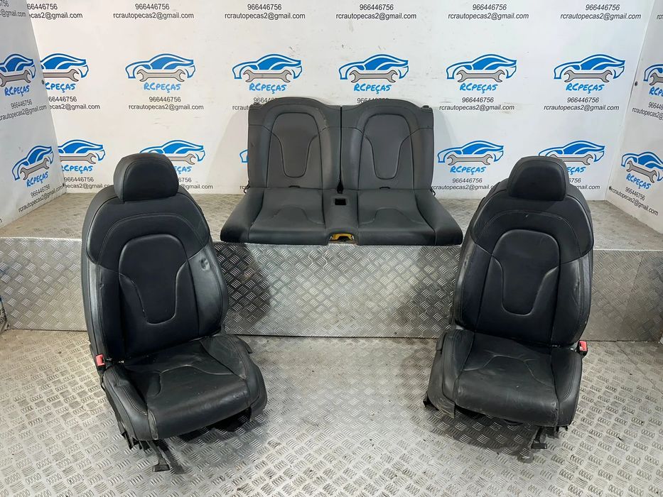 Conjunto Bancos Originais S-Line Audi TT 8J Pele 2006 - 2014