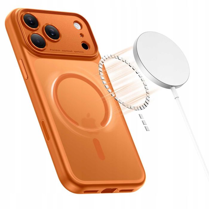 Etui Plecki Tech-protect do Apple iPhone 17 Pro Max pomarańczowy
