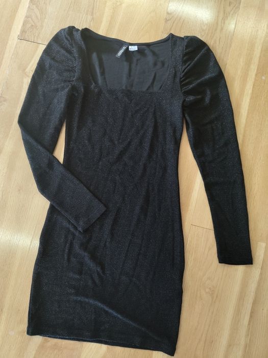 Mini sukienka, brokat