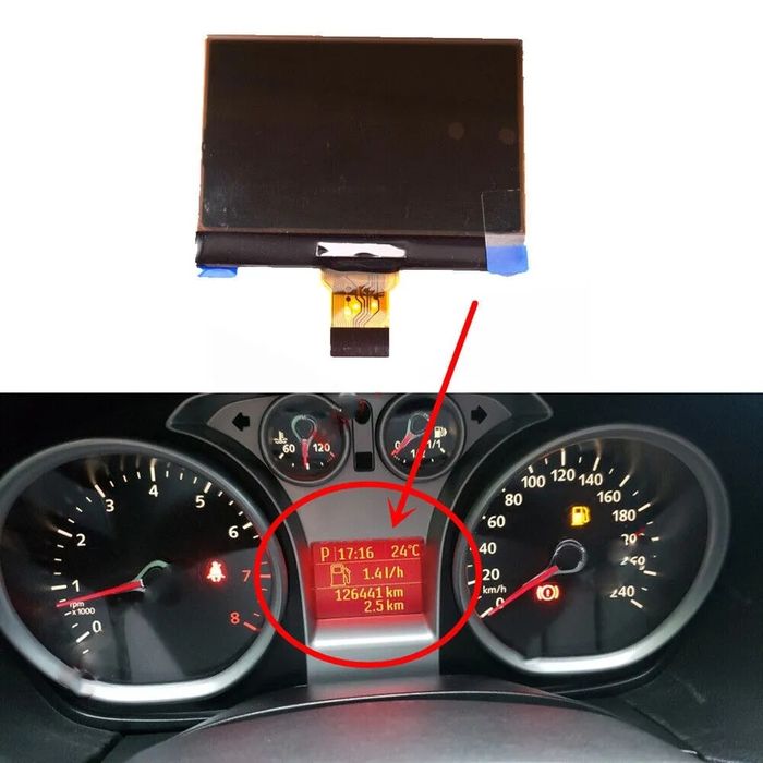Display tela lcd para painel de instrumentos FORD FOCUS C MAX GALÁXIA