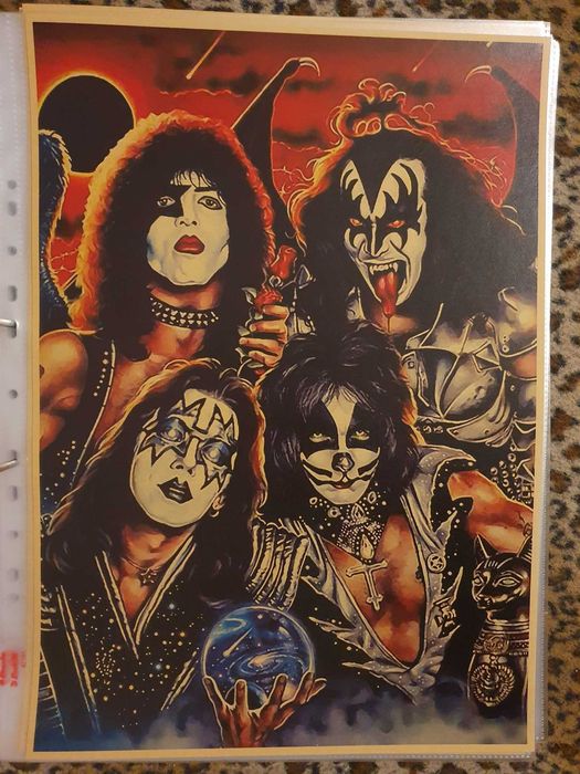 Plakat Kiss A3 30x42 Idealny na Prezent