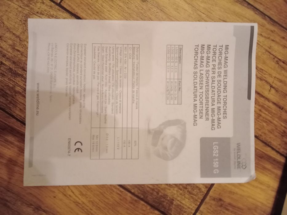 Przewód do migomatu 3m !!okazja!!