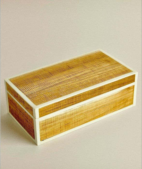 Caixas Madeira Natural Zara Home