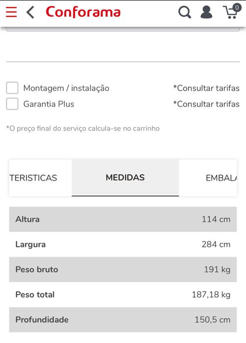 Beliche moderno com arrumação Conforama 92x190cm– ótimo estado!