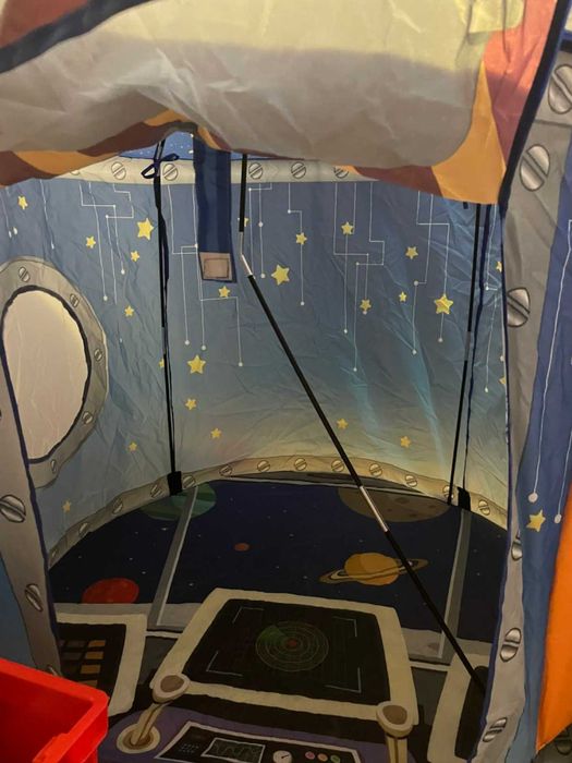 Namiot domek dla dzieci dziecka zabawa kosmiczny statek rakieta