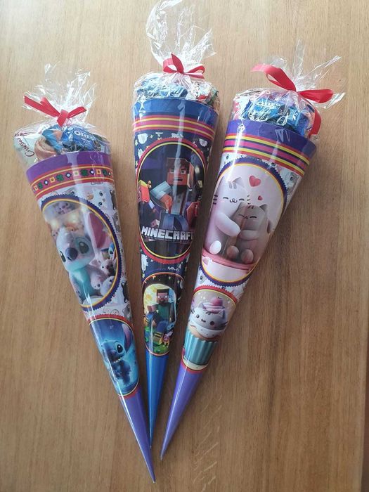 Róg obfitości tyta pasowanie pierwszoklasisty 70cm