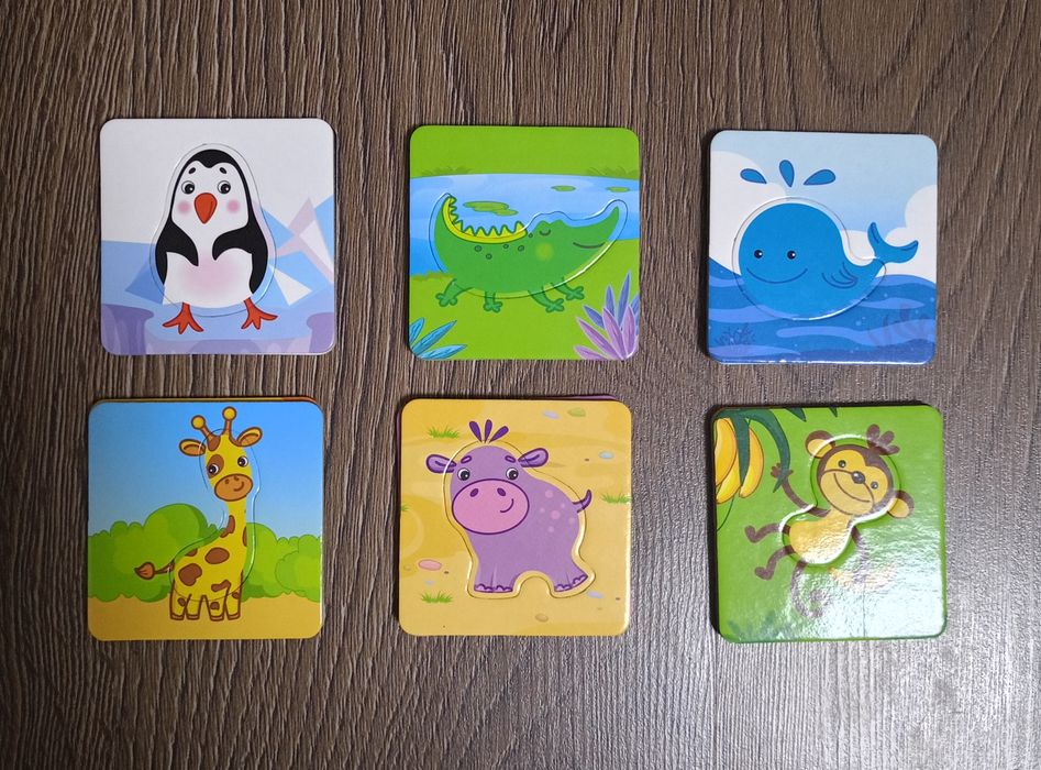 Дитячі пазли Зоосвіт для найменших .