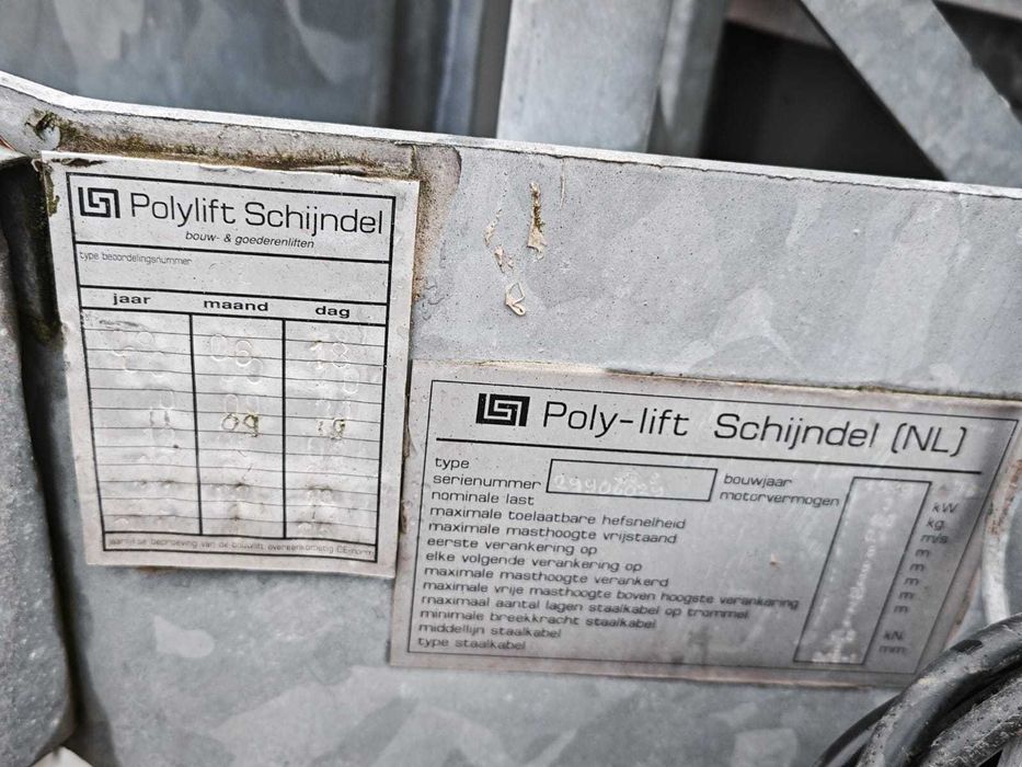 Winda budowlana HEK 400kg rok 1999 wciągarka koszowa podnośnik wyciąg