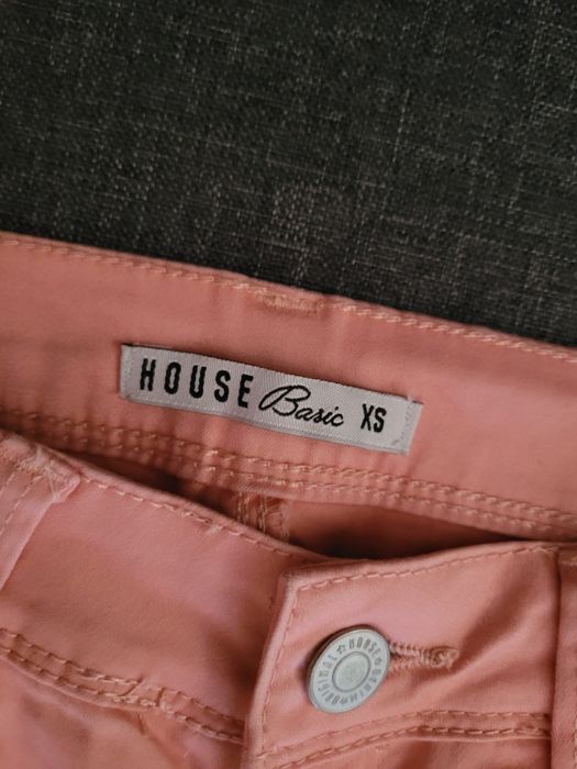 Spodnie 3/4 łososiowe