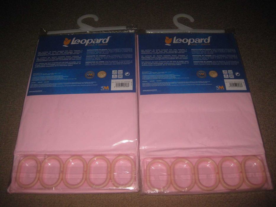 2 Cortinas de Banho/Novas e Embaladas!