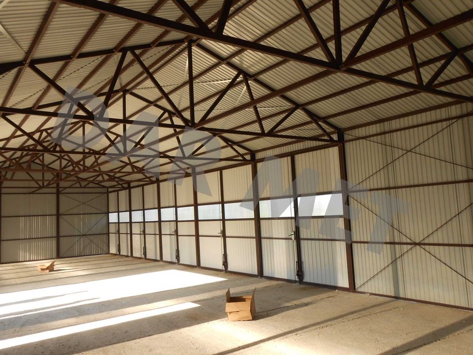 Hala Garaż Wiata Warsztat Magazyn Konstrukcja Stalowa Projekt Dar Met