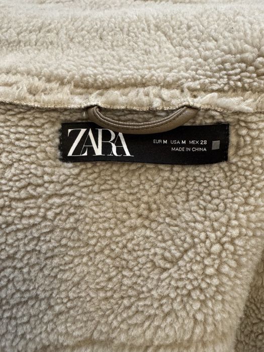 Куртка Zara замш