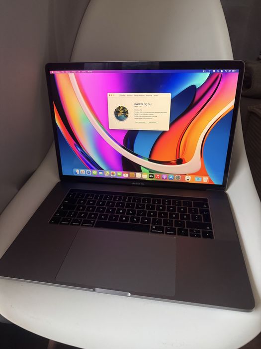 Apple MacBook Pro 15 i7 16GB 512 SSD IDEALNY!Bat. 6 cykli