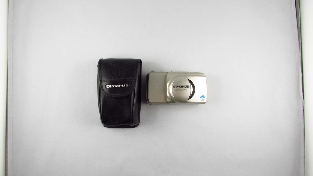 OLYMPUS - Aparat Analogowy MJU I Zoom 115 Złoty All Weather