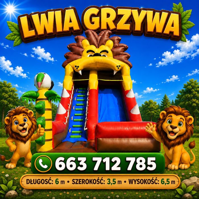 Zjeżdżalnia DMUCHANA DMUCHANIEC Wypożycz