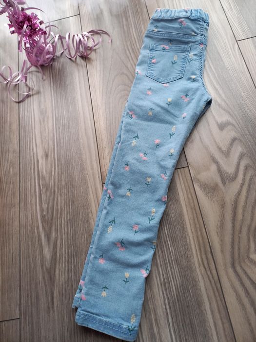 Nowe jegginsy Sinsay r. 128 dla dziewczynki