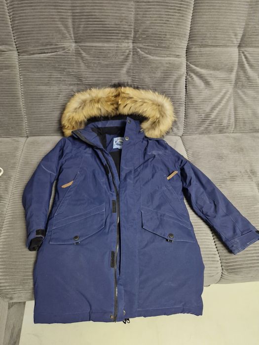 Куртка пуховик  парка зима 128розмір унісекс