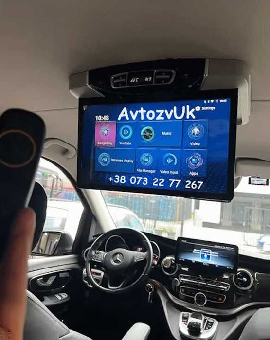 Дисплей V-Class MERCEDES BENZ w447 потолочный монитор Android CarPlay