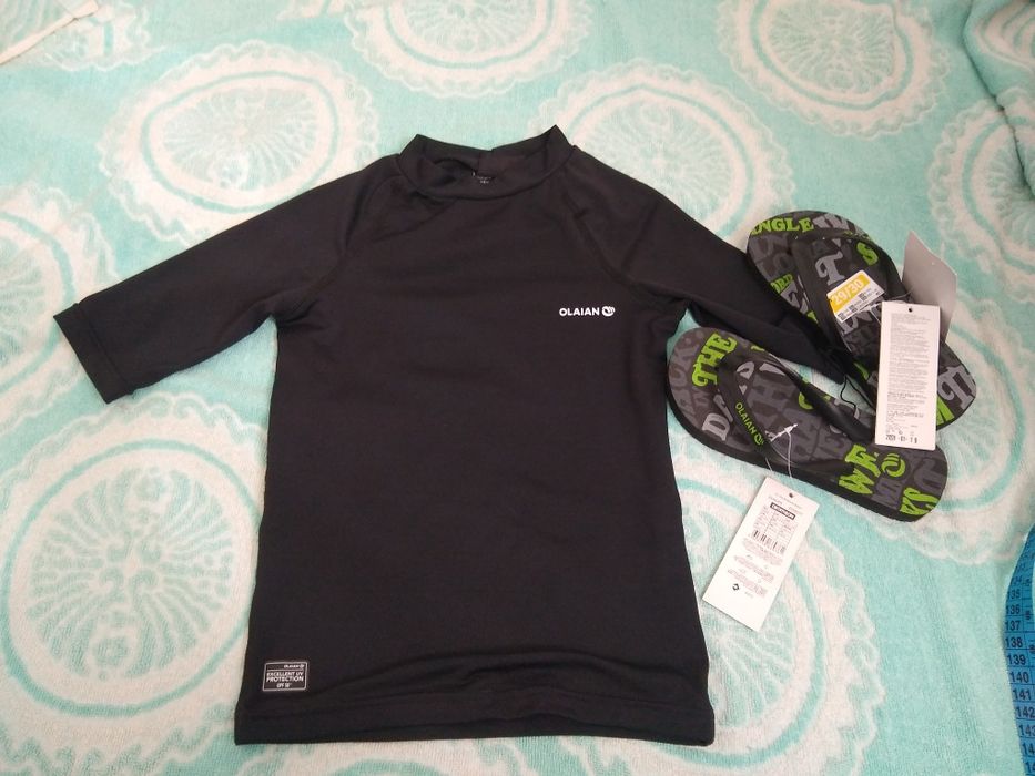 Decathlon olaian футболка для защиты от солнца 122-128см