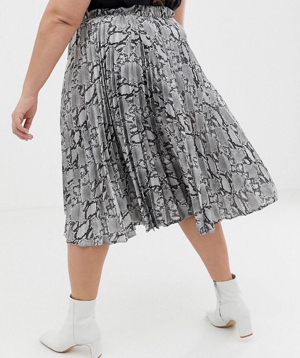 Юбка гофре New Look p. XL, snake print