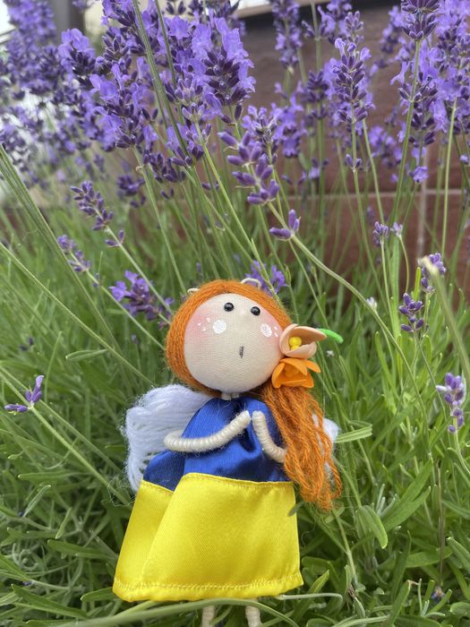 Оберіг, сувенір, янгол , лялька україночка. Подарунок волонтерам