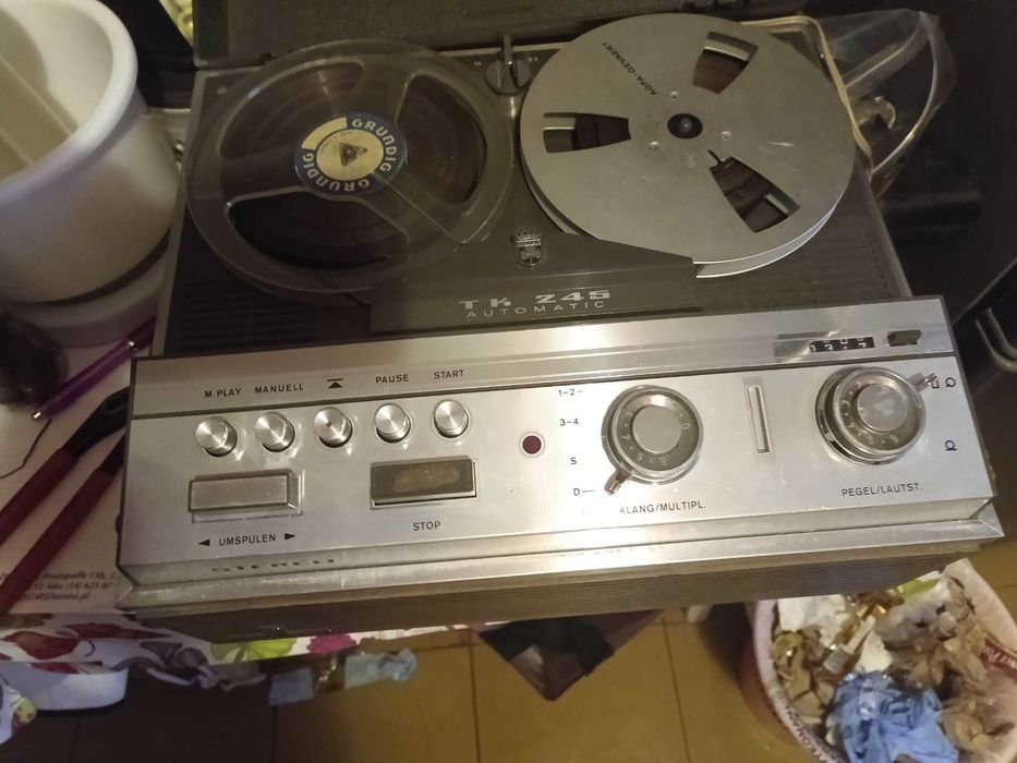 Magnetofon Grundig lata 60 szpulowy