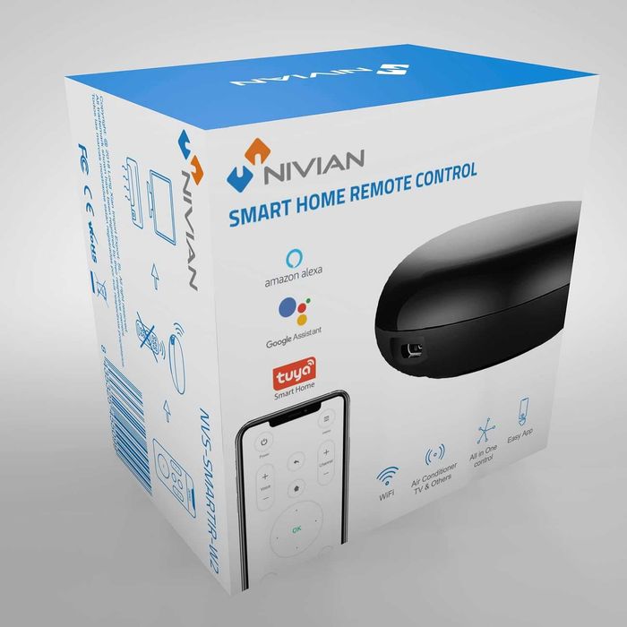 Nivian Controlador infravermelho inteligente, WiFi 2,4 Ghz