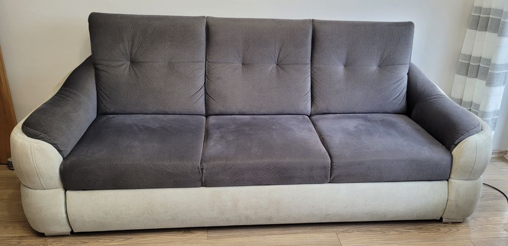 Sofa z funkcją spania + fotel