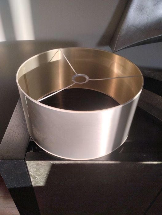 Abajur cinza como novo