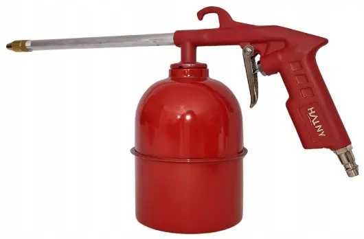 Набір пневмоінструментів 5в1 Halny бак 600 мл / 5 м / для компресора