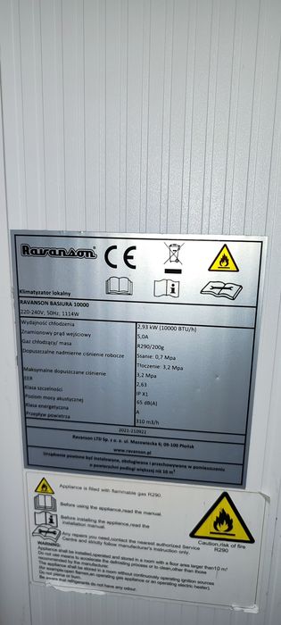 Klimatyzator Ravanson