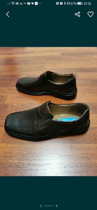 Skórzane Buty Męskie Wsuwane Lekkie Wygodne Brązowe Kabir