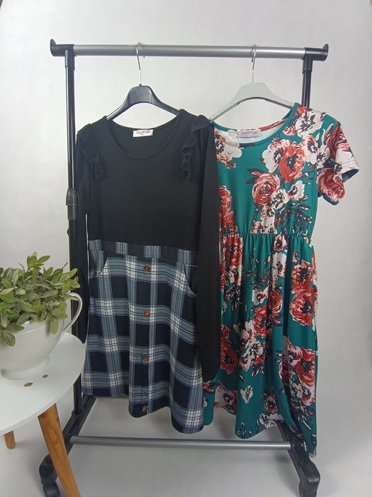 Dziewczęcy zestaw sukienki Kilottor roz. 158/164