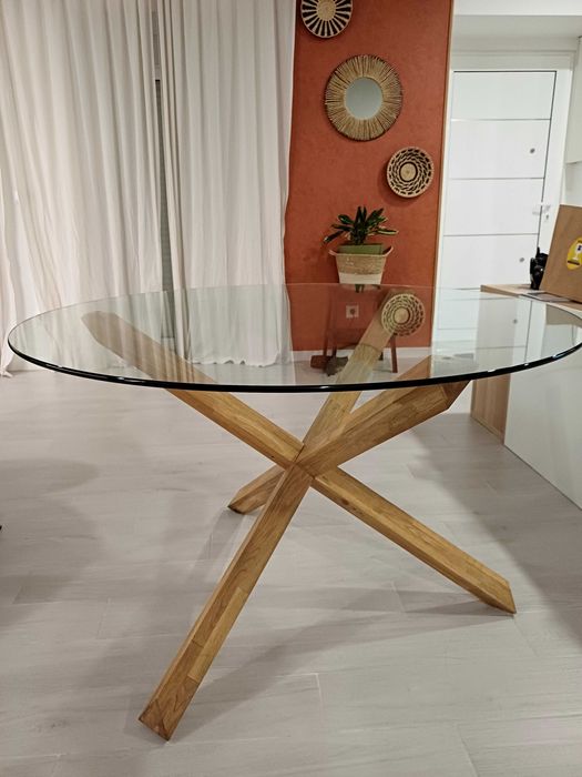 Mesa Redonda Vidro