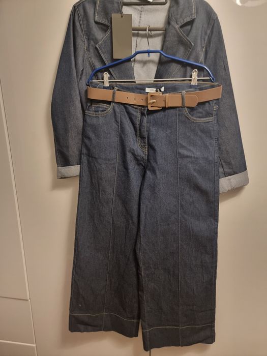 Komplet damski jeansowy  roz XXL