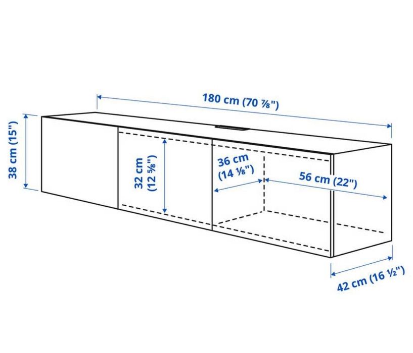 Móvel TV BESTA Ikea