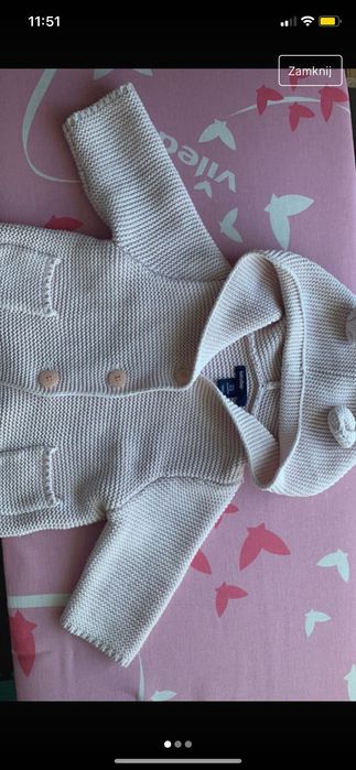 Sweterek babygap 62