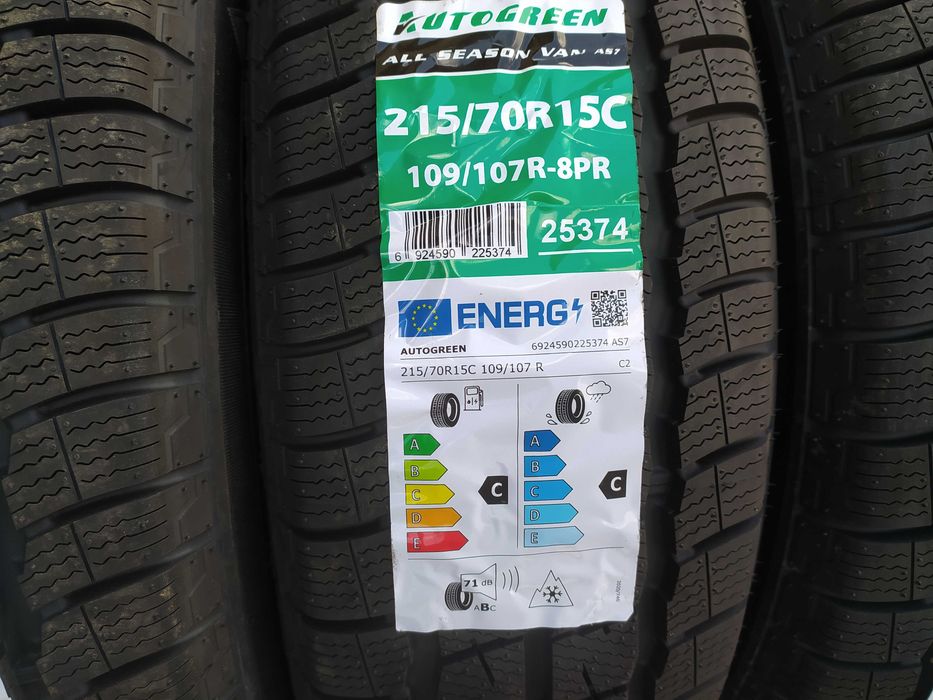 Opony 215/70R15C Autogreen Nowe Całoroczne 2026 Bus