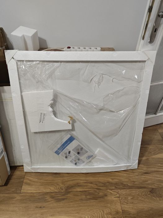 Brodziki riko hydrosan 90x90cm ,2 .5cm + syfon slim