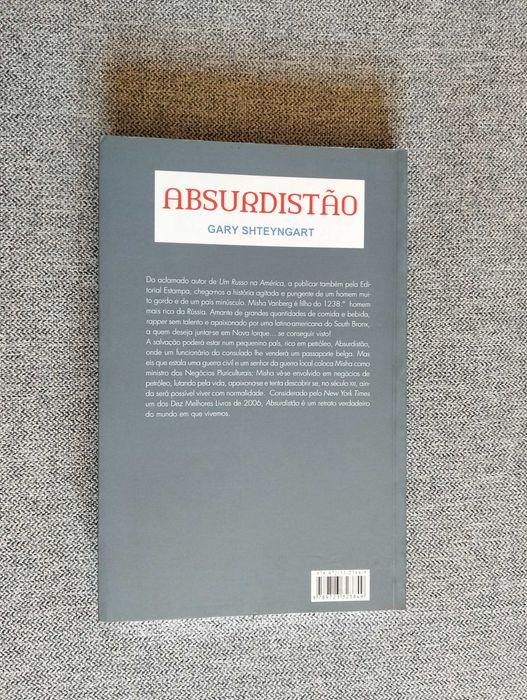 Livro "absurdistão" de Gary Shteyngart