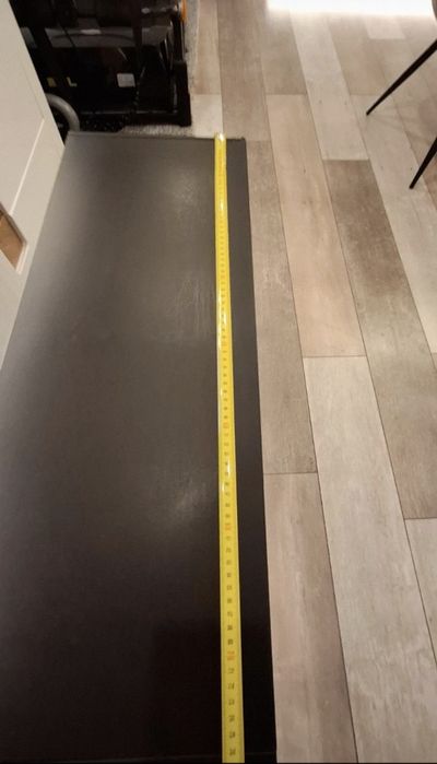 Industrial regał konsola czarna metalowa