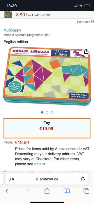 Zabawka mozaika magnetyczna