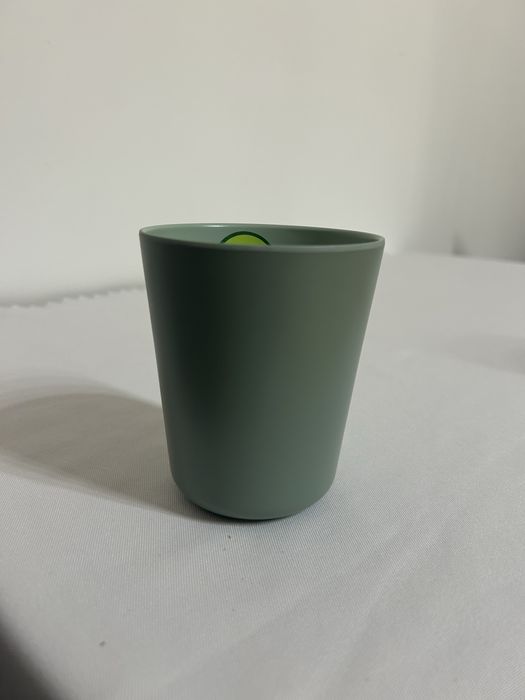 Zestaw 6 zielonych kubków z melamimy 400ml nr.8622