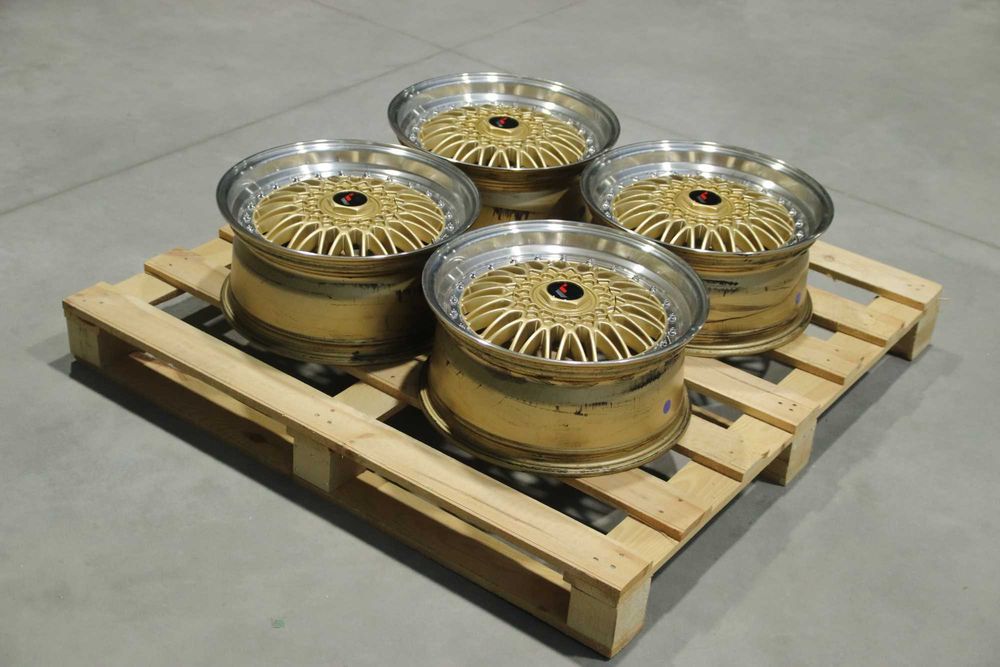 !OUTLET! Felgi Japan Racing JR9 17x7,5 ET35 5x112/120 Gold w/Machined