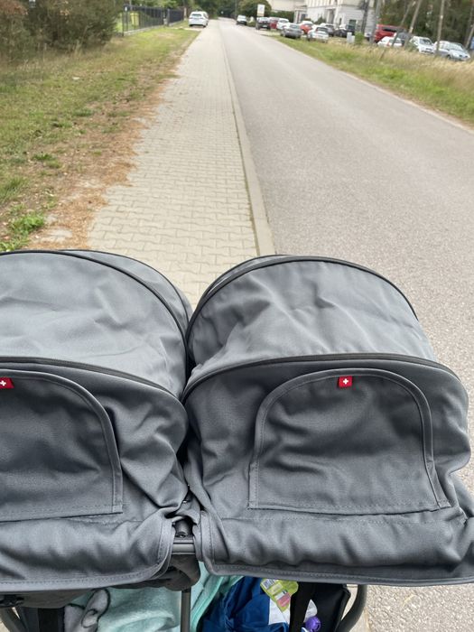 Mast m twin x bliźniaczy wózek spacerowy stan idealny j.Nowy